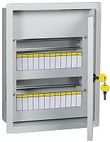 Щит распределительный встраиваемый IEK ЩРВ-24з-3 395x310x120 с замком IP31 картинка 